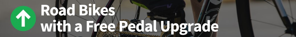 Road Bikes with a Free Pedal Upgrade